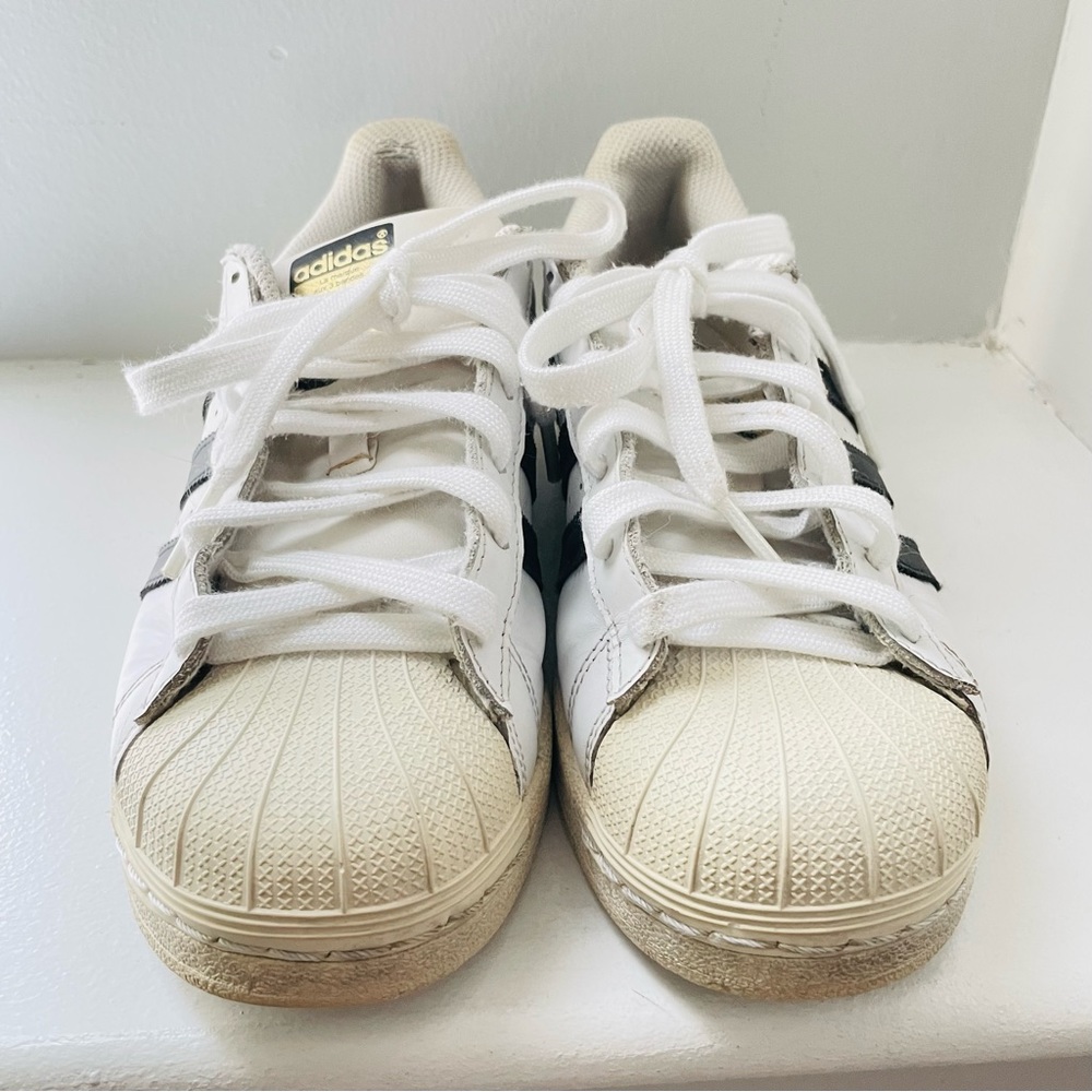 Adidas Stan Smith White / Black Women’s Size 6 - Picture 2 of 9